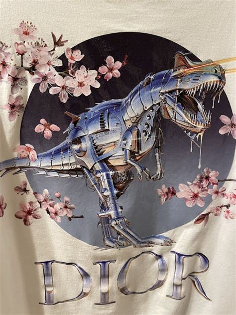 dior robot dinosaur t shirt|DIOR x SORAYAMA LIMITED Robot T.